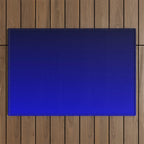 Black and Cobalt Gradient Outdoor Rug Gallery Image 1