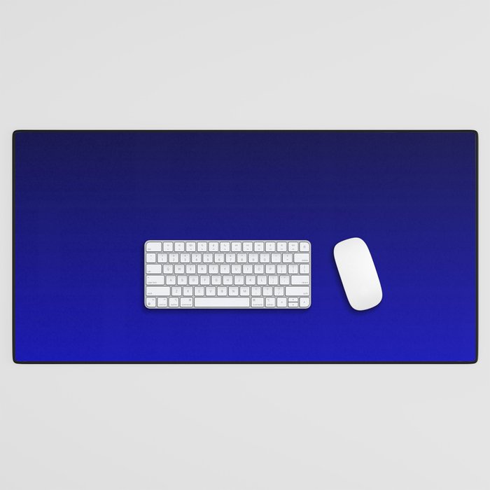 Black and Cobalt Gradient Desk Mat Gallery Image 1