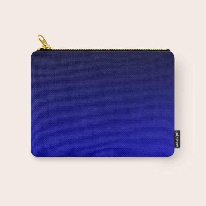Black and Cobalt Gradient Carry All Pouch Gallery Image 1