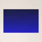 Black and Cobalt Gradient Welcome Mat Gallery Image 1