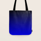 Black and Cobalt Gradient Tote Bag Gallery Image 1