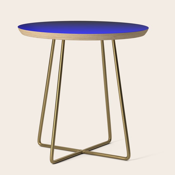 Black and Cobalt Gradient Side Table Gallery Image 1