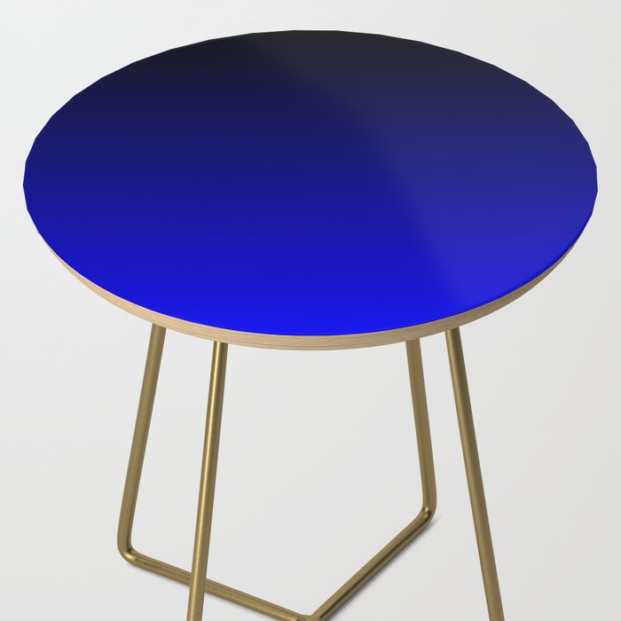 Black and Cobalt Gradient Side Table Gallery Image 2