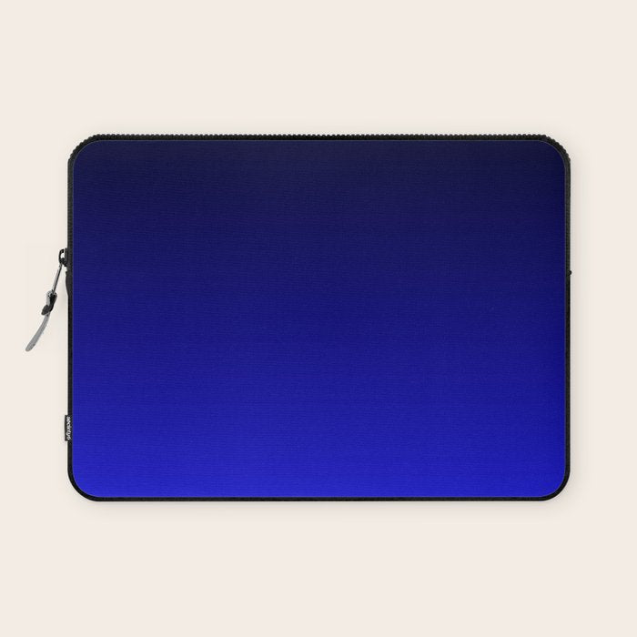 Black and Cobalt Gradient Laptop Sleeve Gallery Image 1