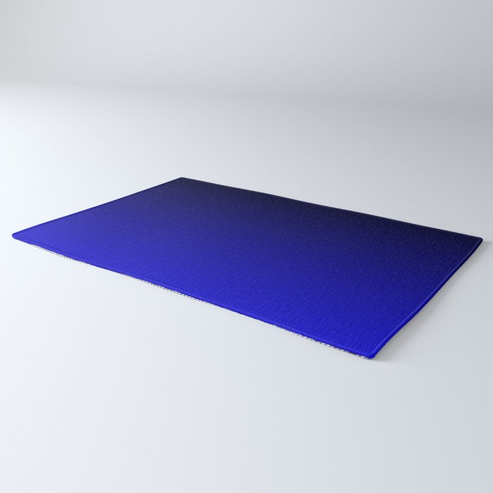 Black and Cobalt Gradient Rug Gallery Image 3