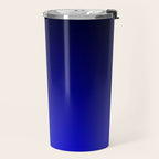 Black and Cobalt Gradient Travel Mug Gallery Image 2