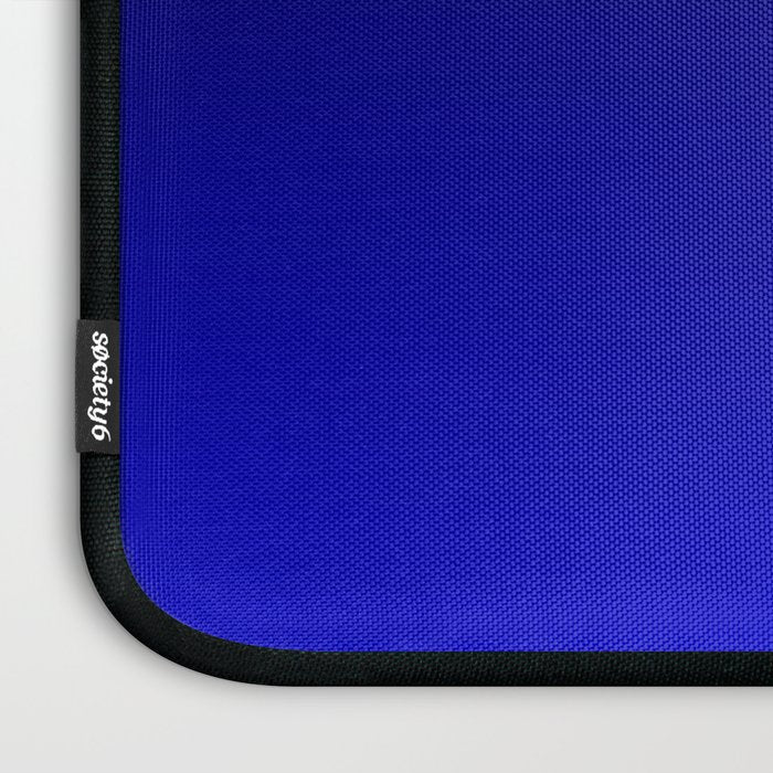 Black and Cobalt Gradient Laptop Sleeve Gallery Image 3