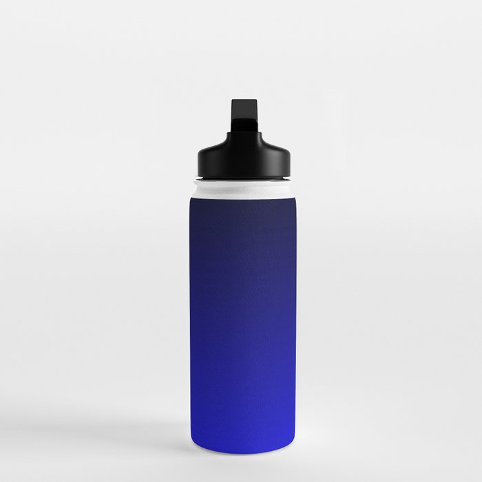 Black and Cobalt Gradient Water Bottle Gallery Image 3
