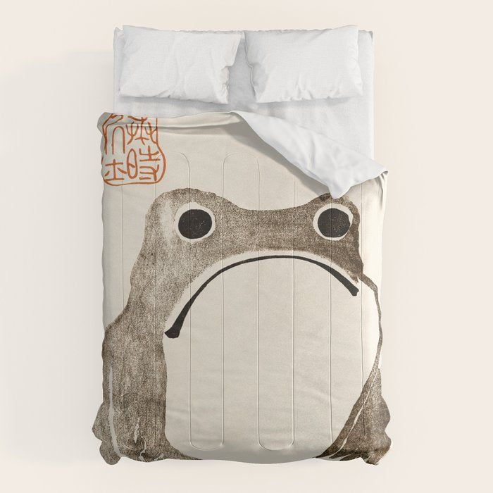 Unimpressed Frog Meika Gafu by Matsumoto Hoji 1814 - Frog Comforter Gallery Image 6