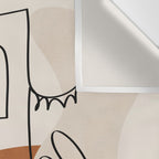 Abstract Clay Faces I Wall Tapestry Gallery Image 3