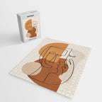 Abstract Clay Faces I Jigsaw Puzzle Gallery Image 2