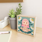 Spring Floral Girl  Mini Art Print Gallery Image 2