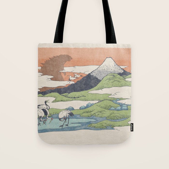 Godzilla Atom Tote Bag
