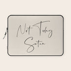 Not Today Satan Laptop Sleeve Gallery Image 1