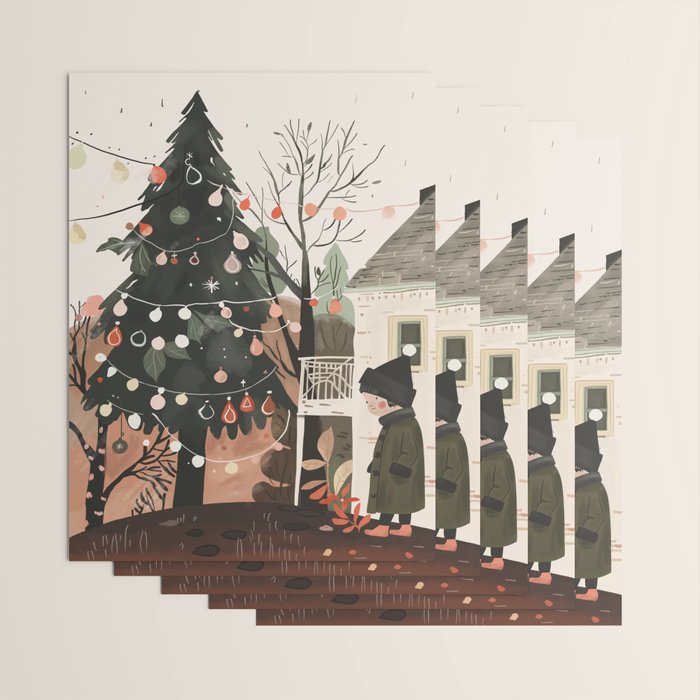 Little Joys of Winter Wrapping Paper Gallery Image 3