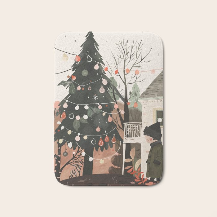 Little Joys of Winter Bath Mat Gallery Image 1
