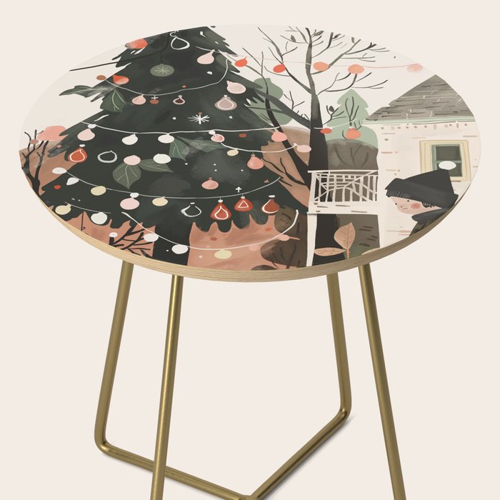 Little Joys of Winter Side Table Gallery Image 2