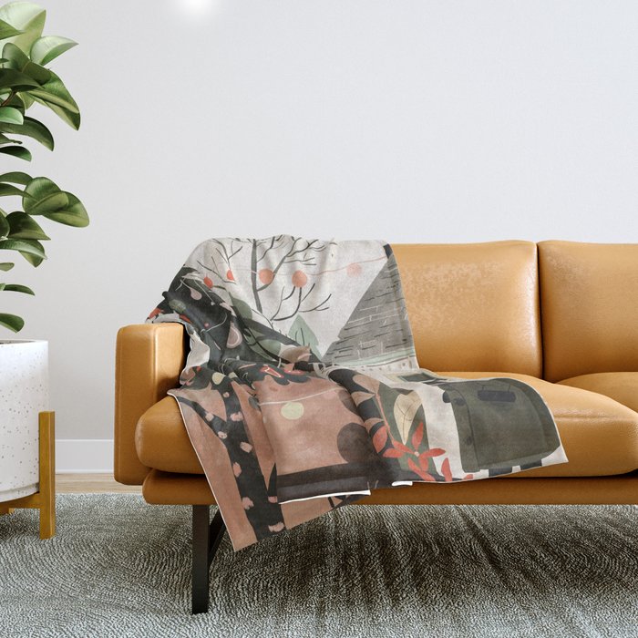 Little Joys of Winter Throw Blanket Gallery Image 1