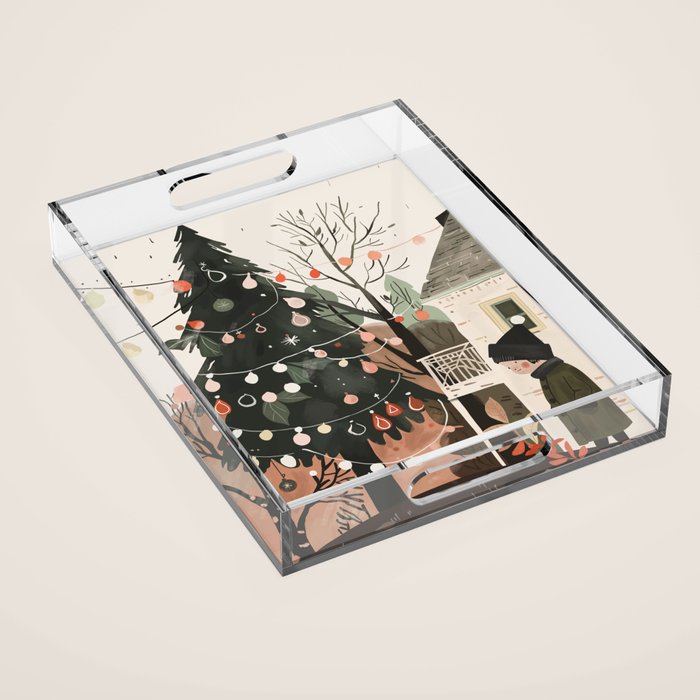 Little Joys of Winter Acrylic Tray Gallery Image 1