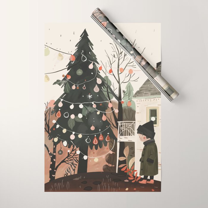 Little Joys of Winter Wrapping Paper Gallery Image 1