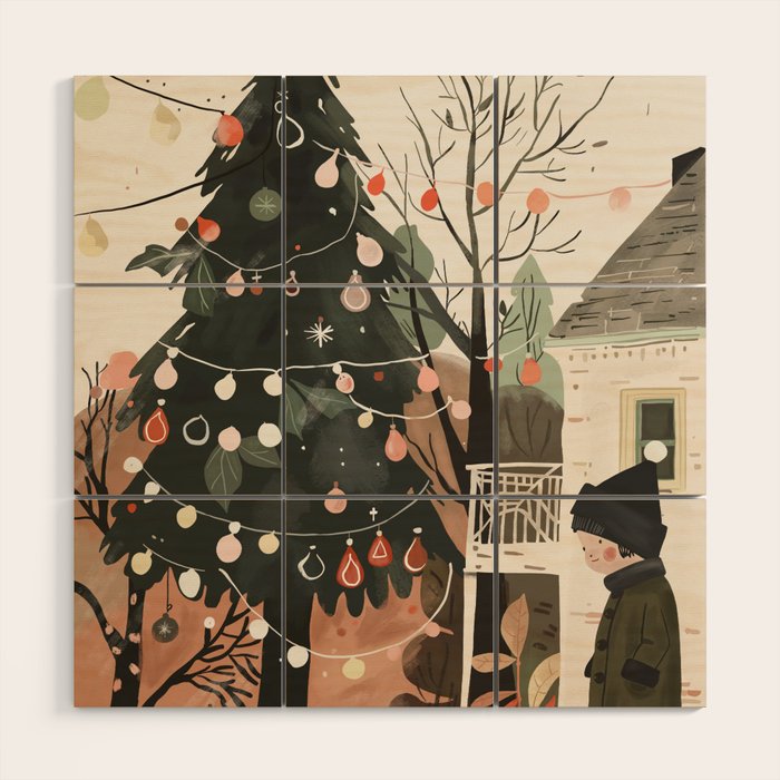Little Joys of Winter Wood Wall Art Gallery Image 1