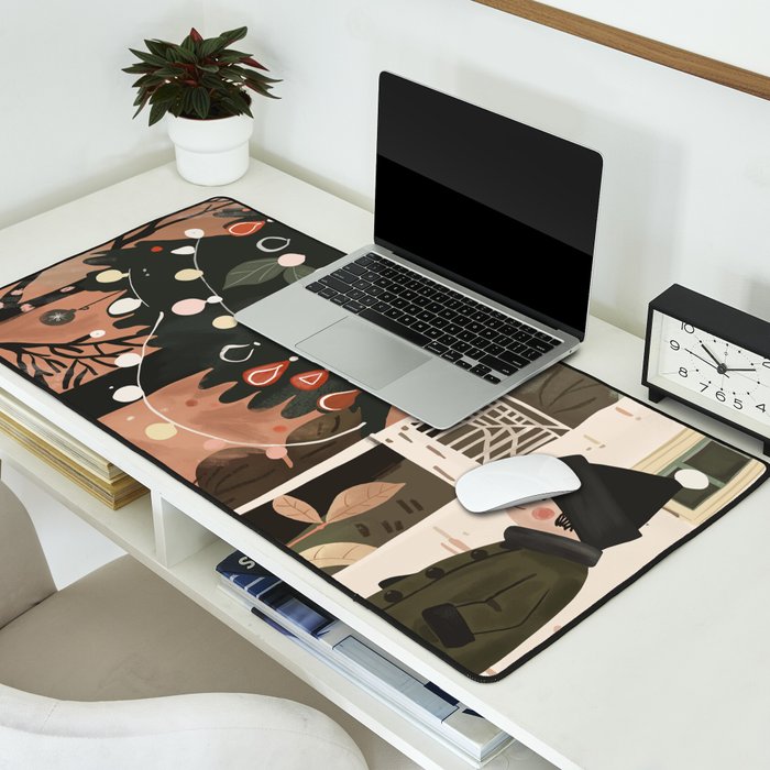 Little Joys of Winter Desk Mat Gallery Image 2