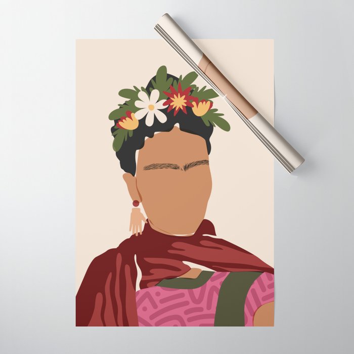 Frida Kahlo Wrapping Paper Gallery Image 1