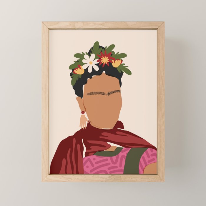 Frida Kahlo Mini Art Print Gallery Image 1