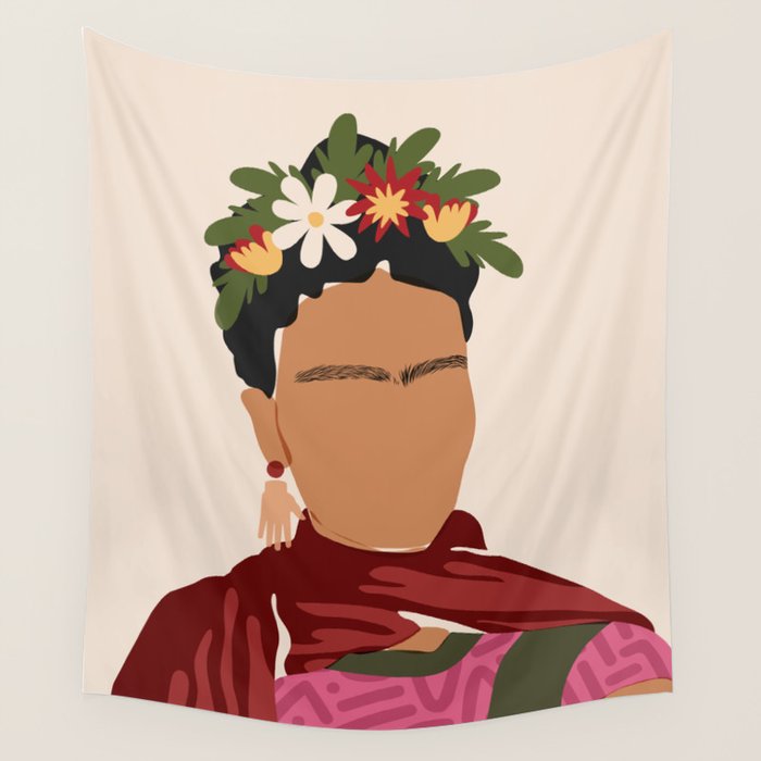 Frida Kahlo Wall Tapestry Gallery Image 4