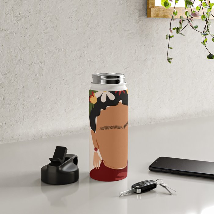 Frida Kahlo Water Bottle Gallery Image 5