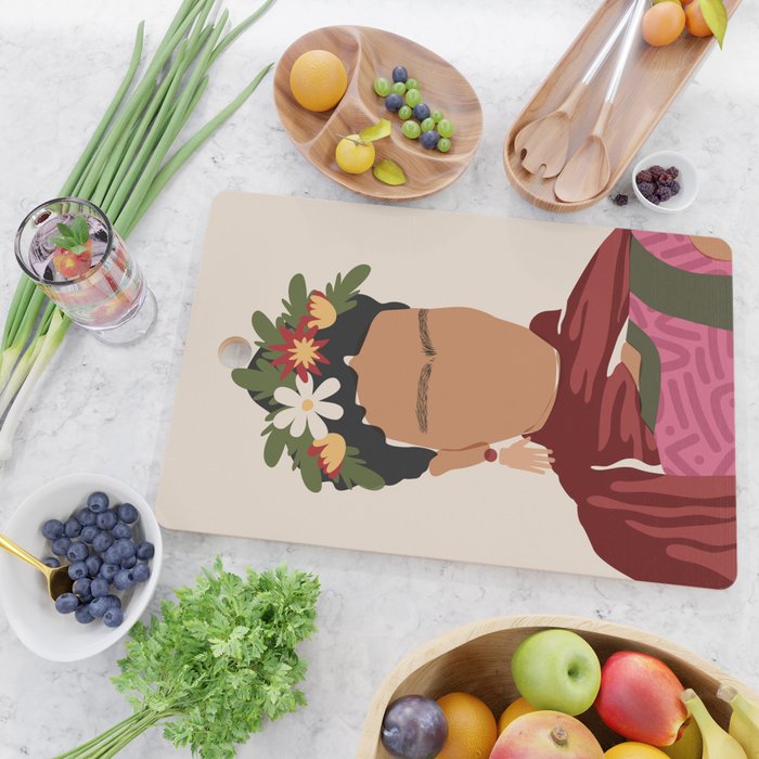 Frida Kahlo Cutting Board Gallery Image 2