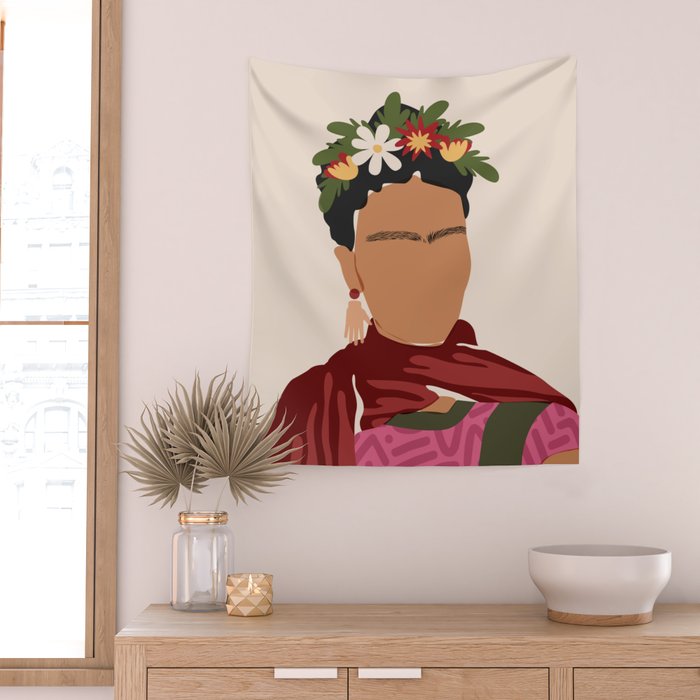 Frida Kahlo Wall Tapestry Gallery Image 2