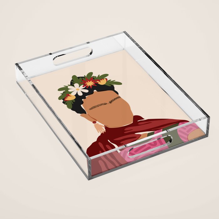 Frida Kahlo Acrylic Tray Gallery Image 1
