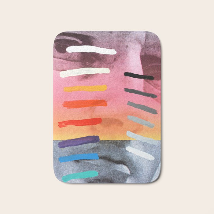 Composition on Panel 4 Bath Mat Gallery Image 1