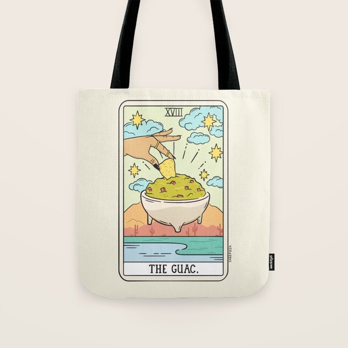 GUAC READING Tote Bag Gallery Image 1