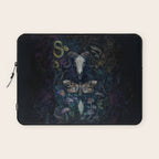 Death Moth Goat Skull Laptop Sleeve Gallery Image 1