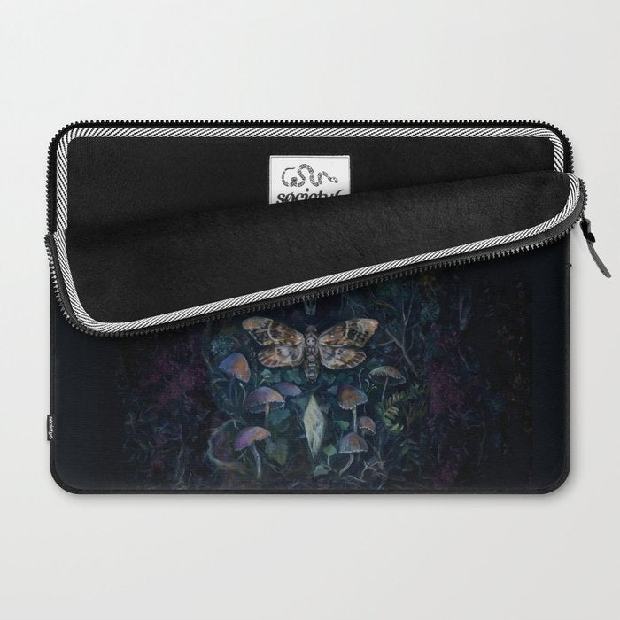 Death Moth Goat Skull Laptop Sleeve Gallery Image 2