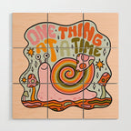 One Thing at a Time Wood Wall Art Gallery Image 1