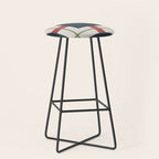 Classic Holiday Plaid Pattern Stool Gallery Image 1
