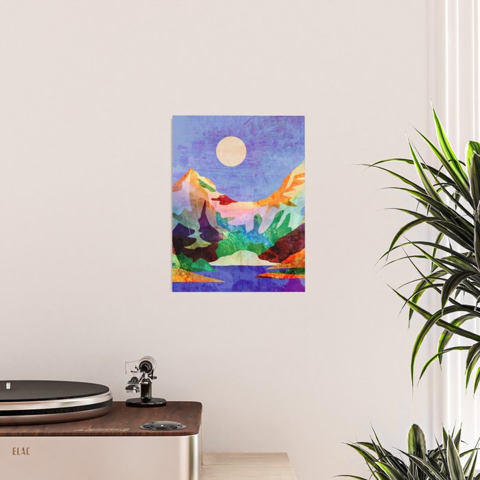 Mountain lake Poster Gallery Image 2