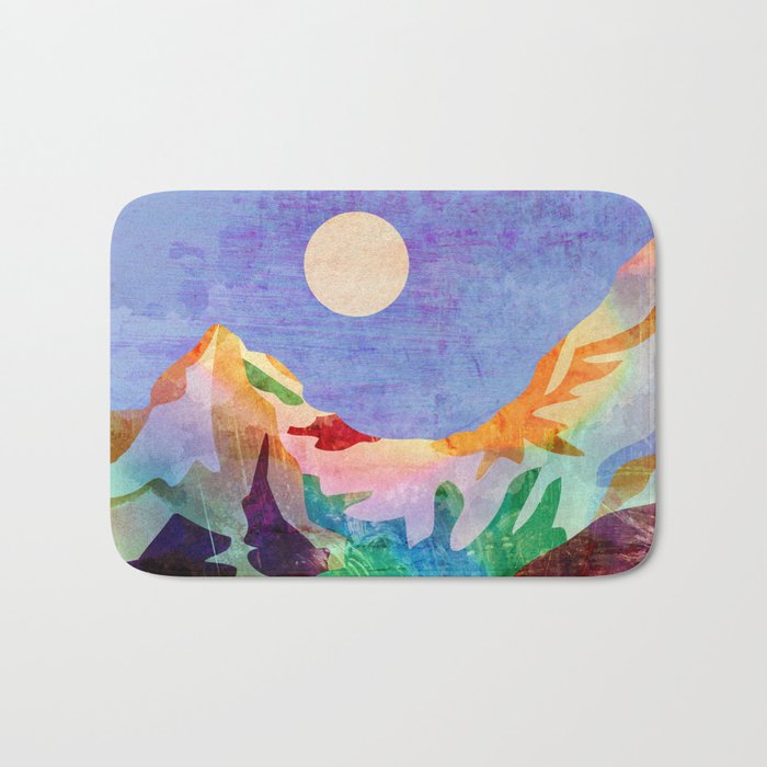 Mountain lake Bath Mat Gallery Image 1