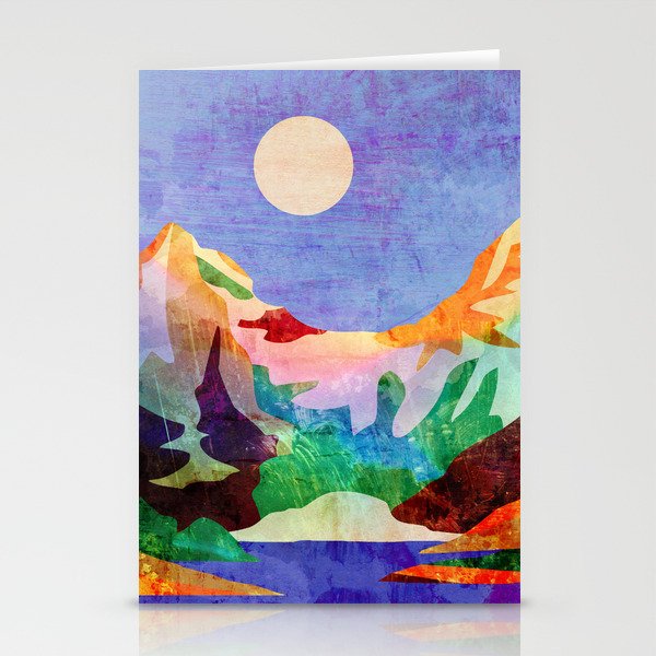 Mountain lake Stationery Card Gallery Image 2