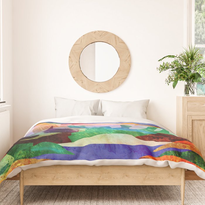 Mountain lake Duvet Cover Gallery Image 3