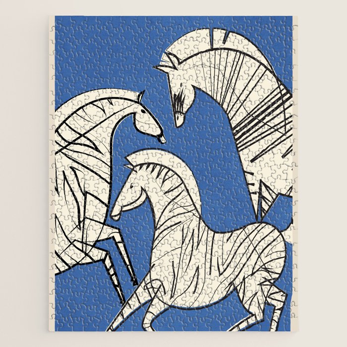 Abstract Zebras 3 Jigsaw Puzzle Gallery Image 1