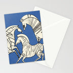 Abstract Zebras 3 Stationery Card Gallery Image 2