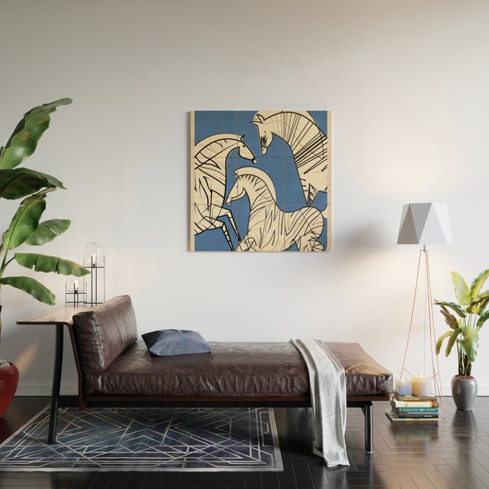 Abstract Zebras 3 Wood Wall Art Gallery Image 2