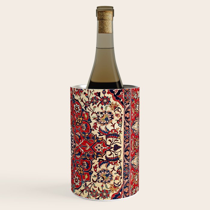 Esfahan Central Persian Rug Print Wine Chiller Gallery Image 3