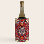 Esfahan Central Persian Rug Print Wine Chiller Gallery Image 1