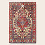 Esfahan Central Persian Rug Print Cutting Board Gallery Image 1