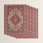 Esfahan Central Persian Rug Print Wrapping Paper Gallery Image 3